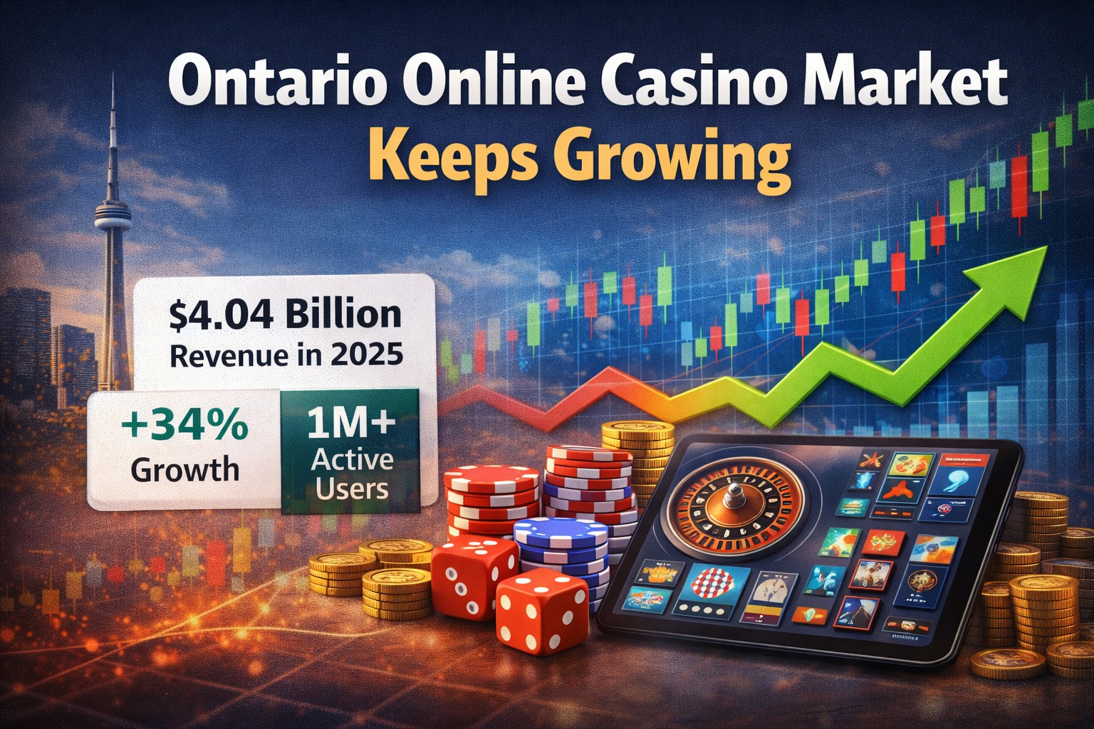 Ontario Online Casino Market Keeps Growing