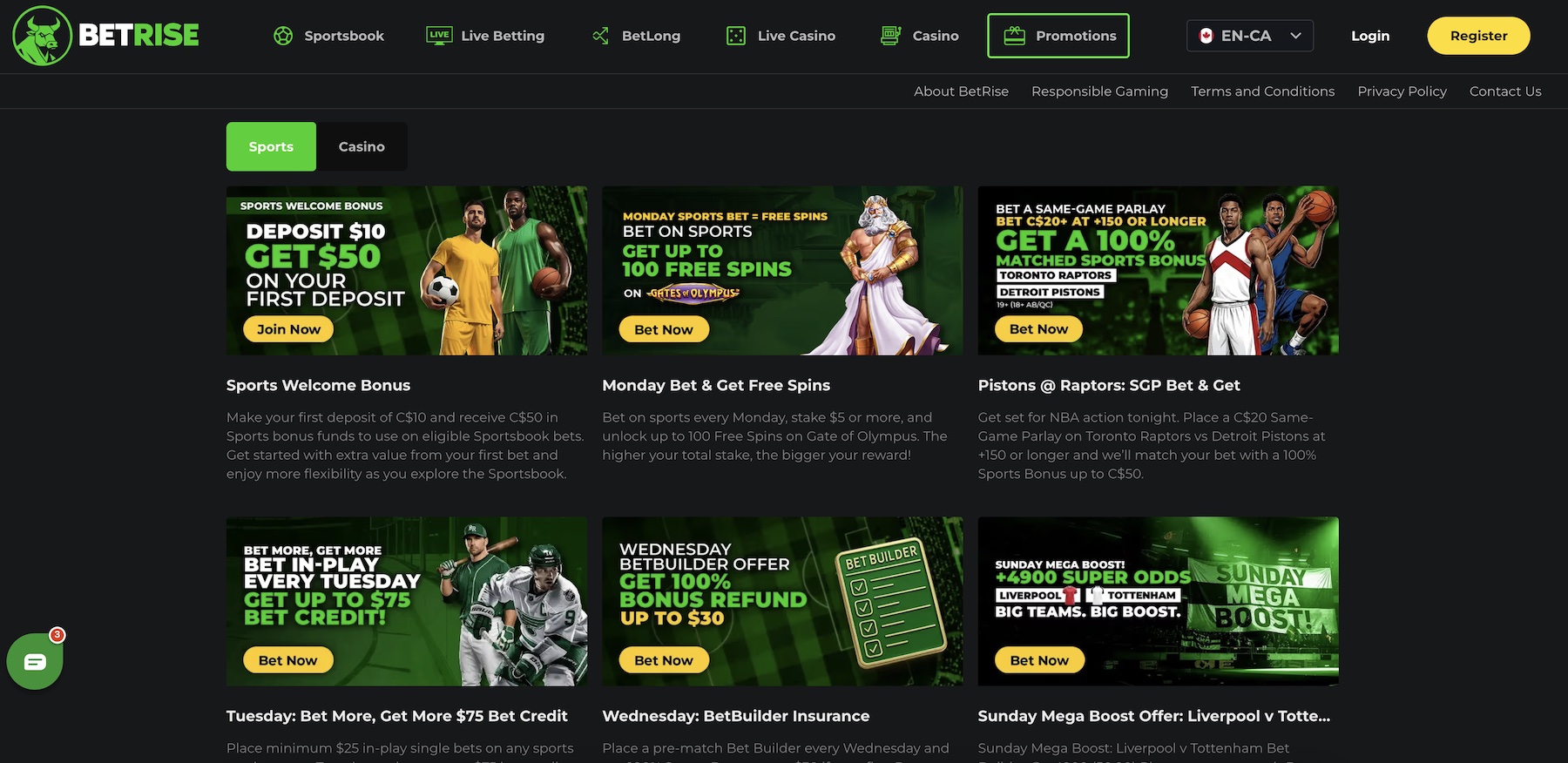 Betrise Promotions Page