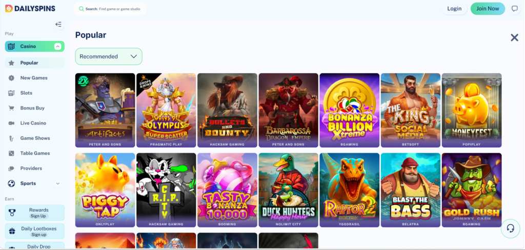 Daily Spins Games